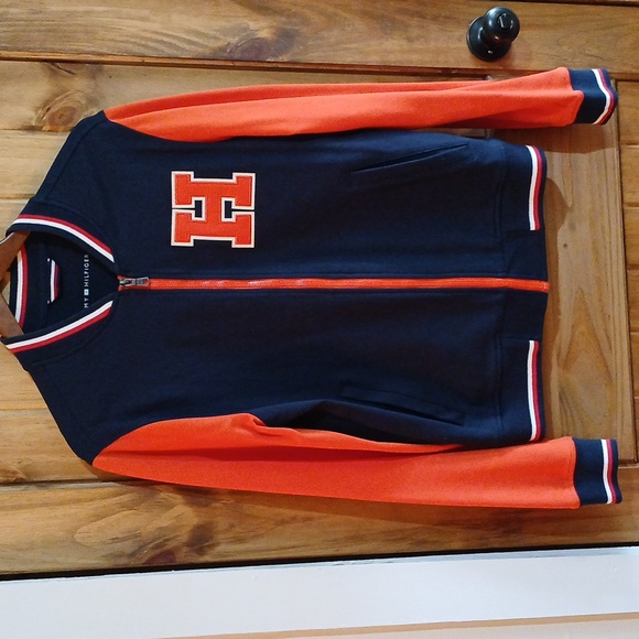 Mens Tommy Hilfiger Letterman Baseball Jacket - Small - Picture 1 of 6